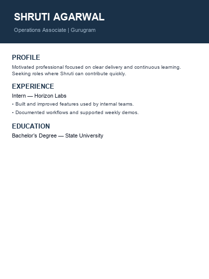 Corporate Grid resume template
